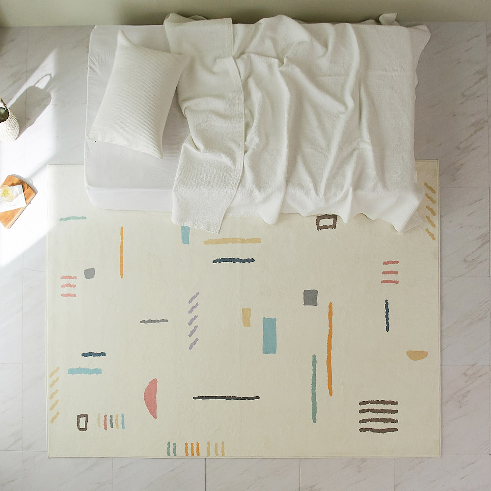 [고밀도극세사] 포근한 레미니 드로잉 러그