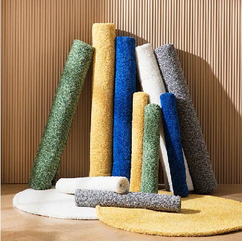 [온감] 폭신폭신 고중량 카바나 포인트 러그 5colors