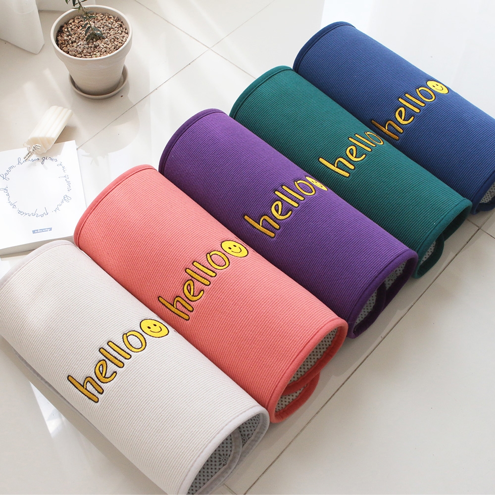 헬로우 자수 코튼 팝 발매트 40x60