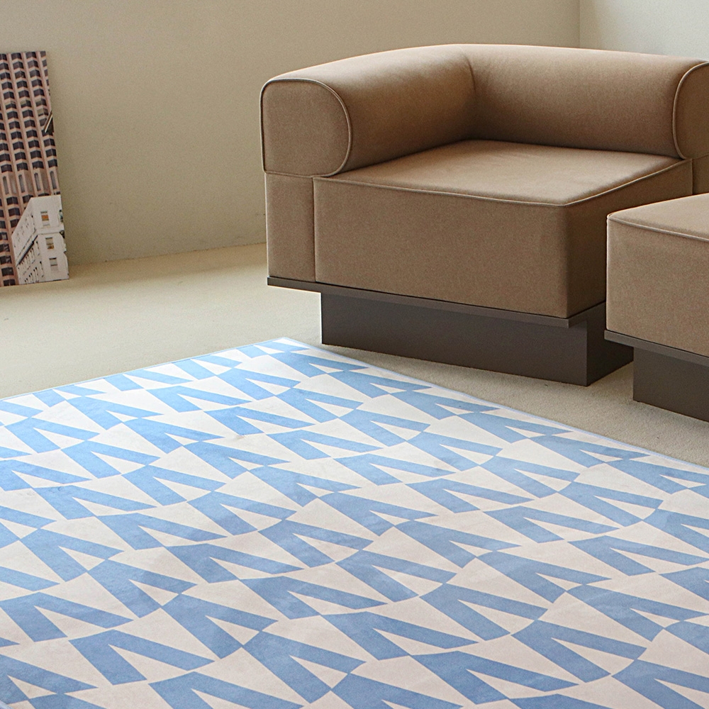 랜디케어 유러피안 V타일 먼지없는 생활방수 러그 3colors