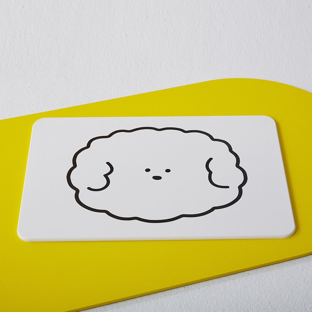 수분 순삭 푸숑 사각 규조토 발매트