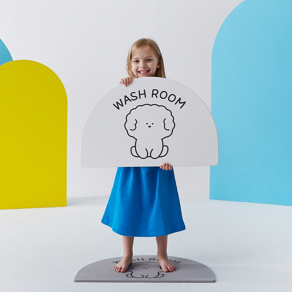 수분 순삭 푸숑 반달 규조토 발매트