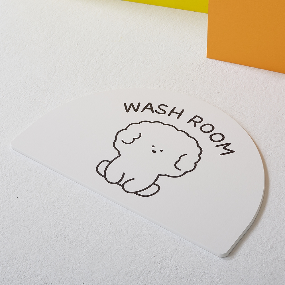 수분 순삭 푸숑 반달 규조토 발매트