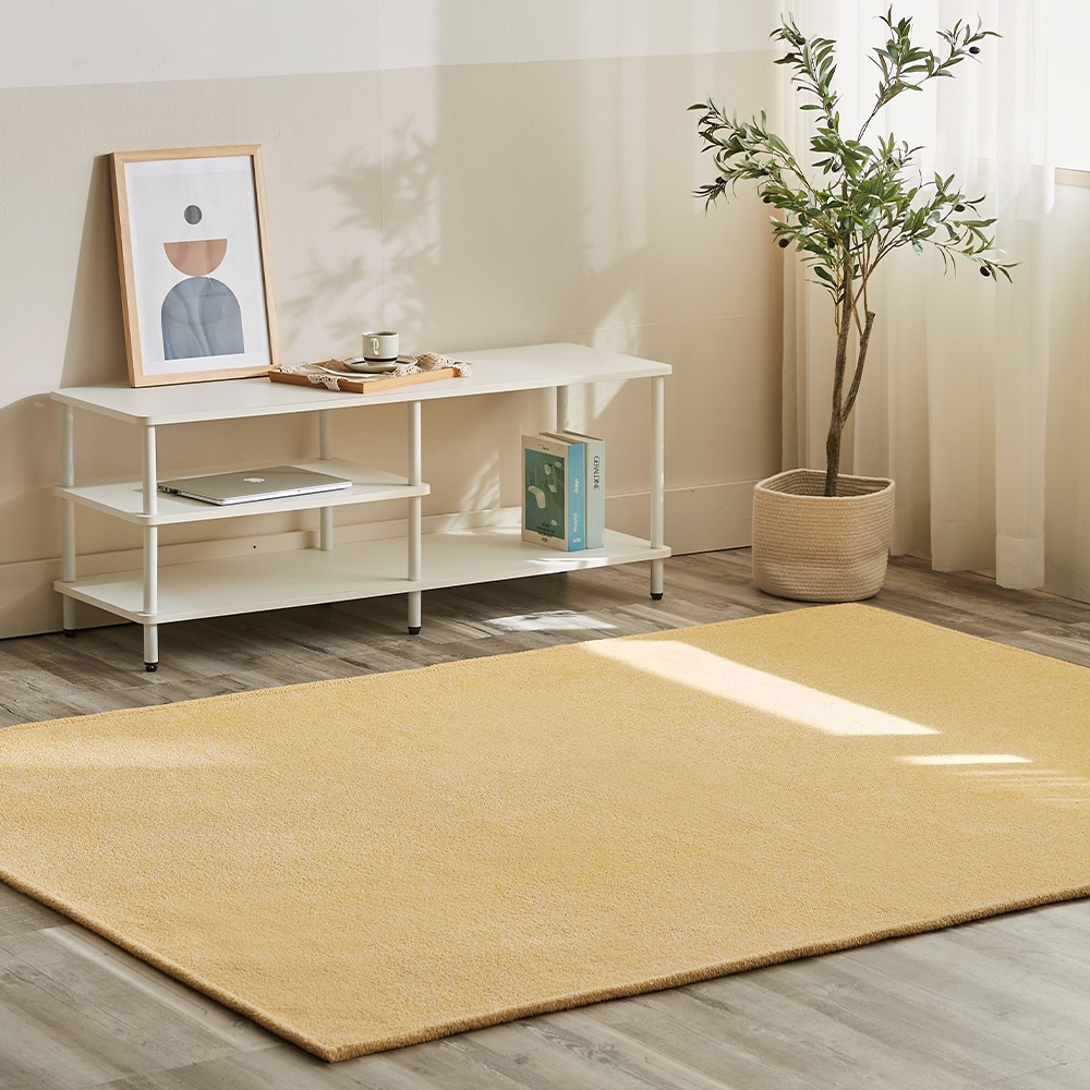 [극세사] 포근한 심플데이 단모 러그