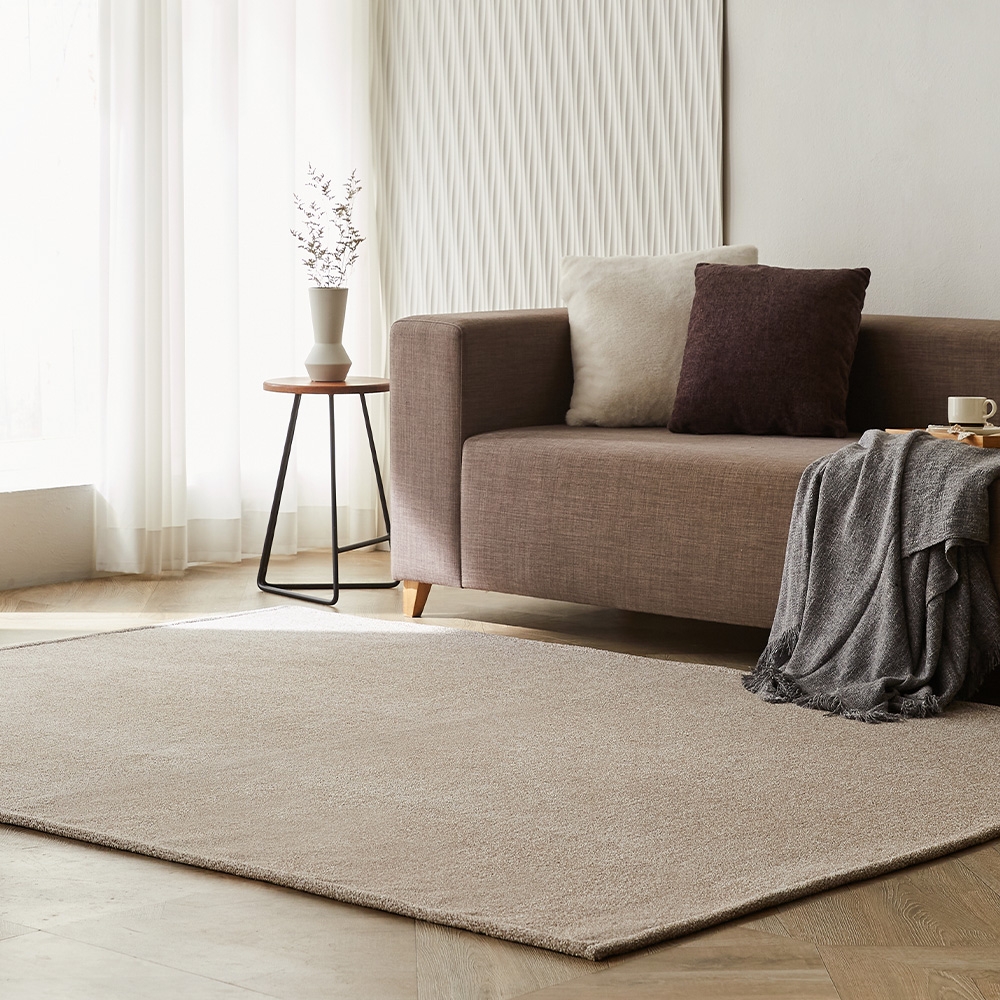 [극세사] 포근한 심플데이 단모 러그