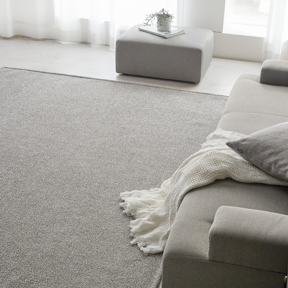 [극세사] 포근한 심플데이 단모 러그