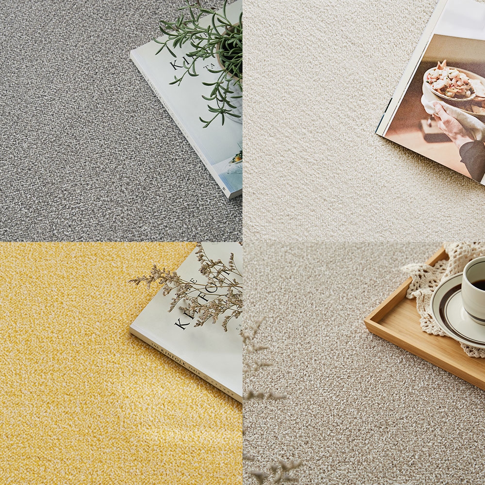 [극세사] 포근한 심플데이 단모 러그