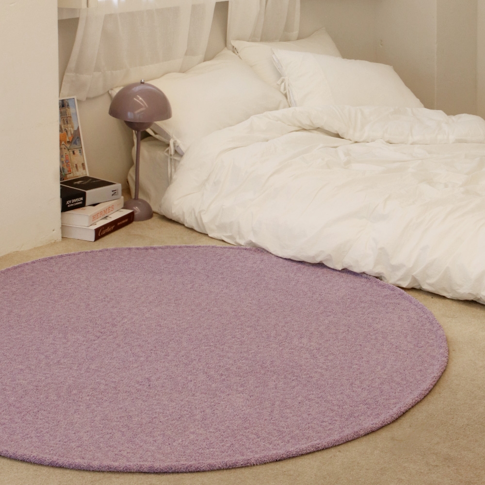 도톰도톰 플럼핑 원형 러그