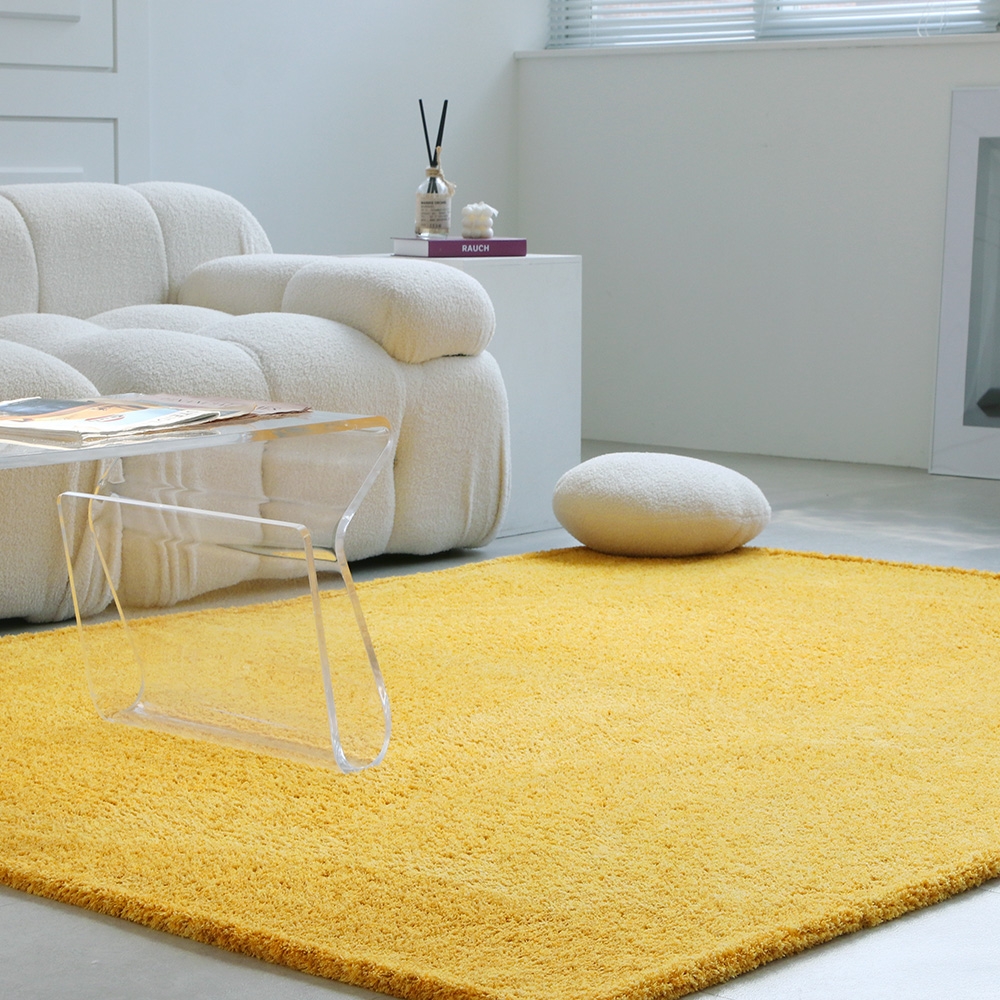 멜란지 샤기 러그