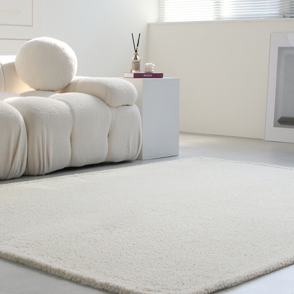 멜란지 샤기 러그