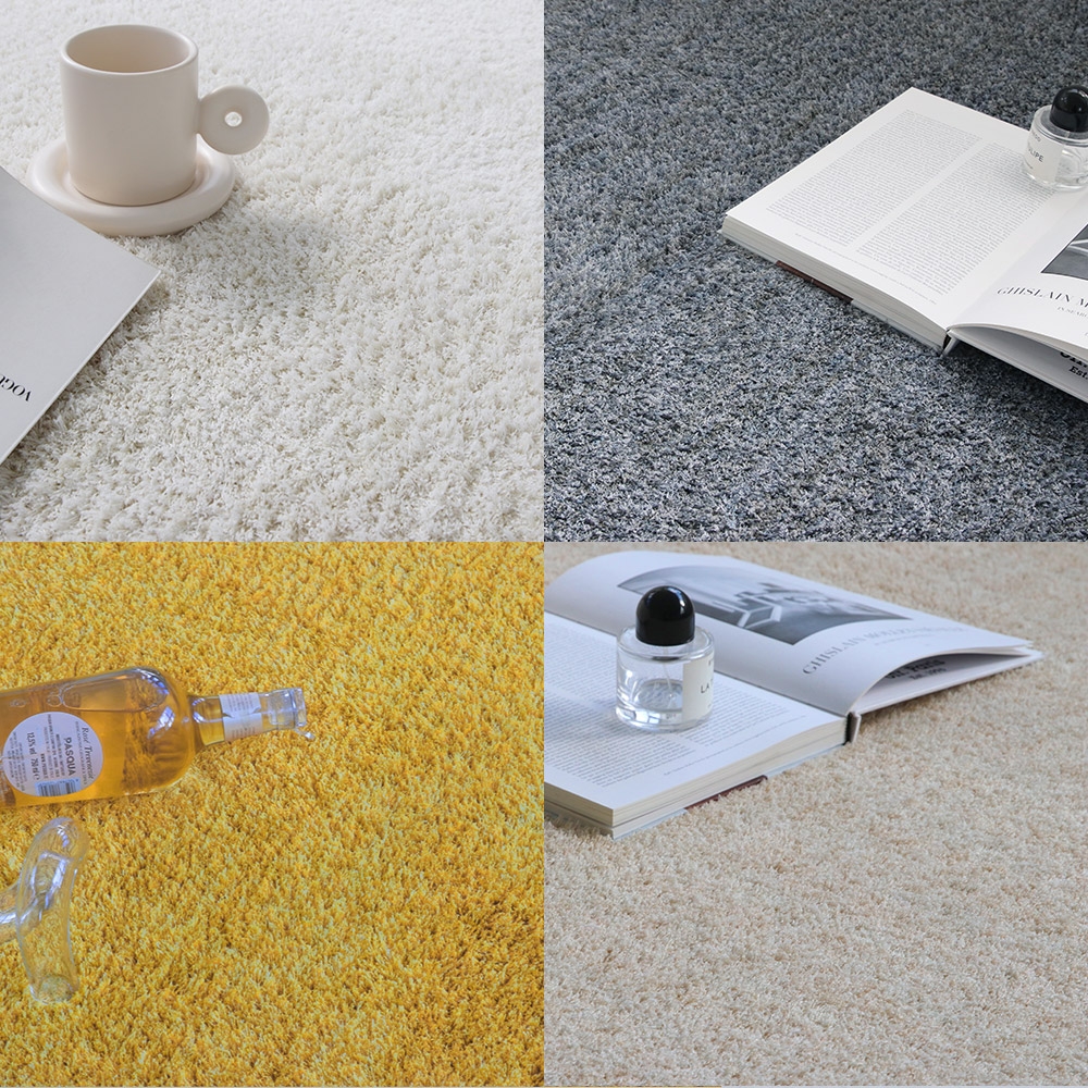 멜란지 샤기 러그