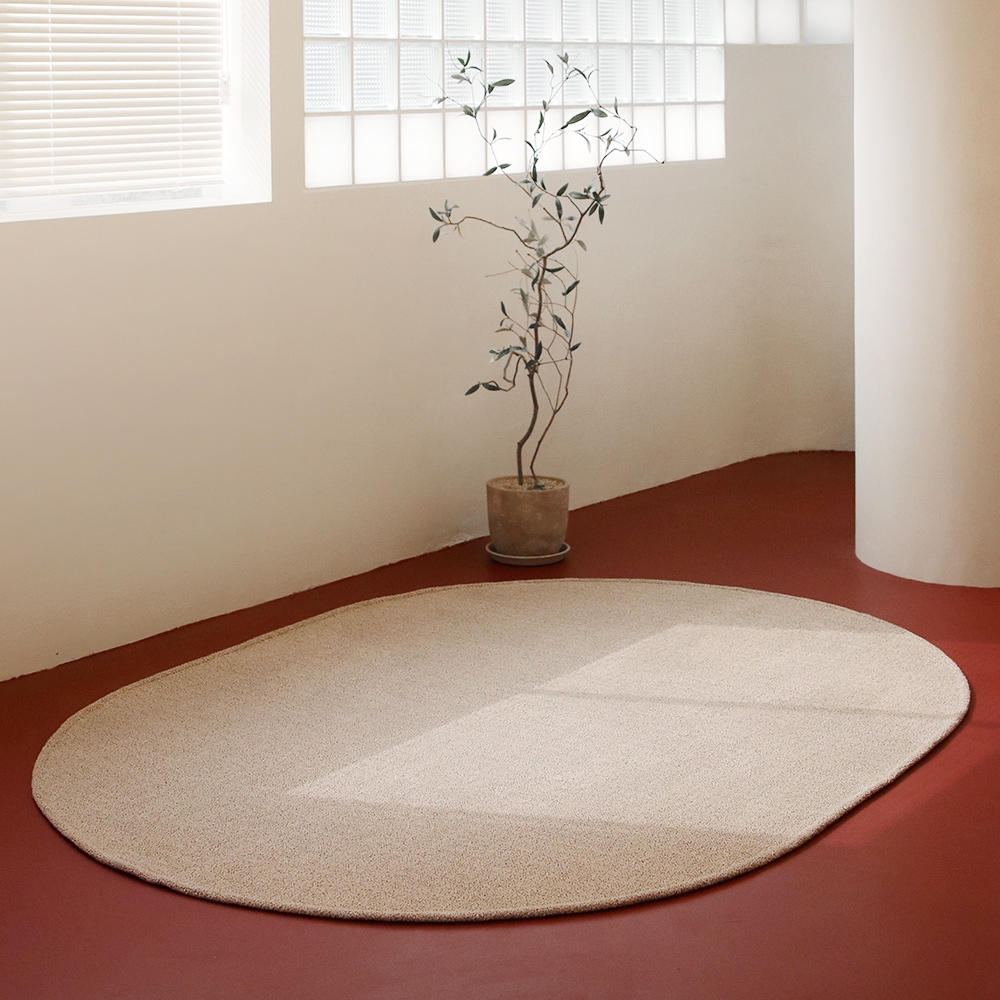 선데이 타원형 러그