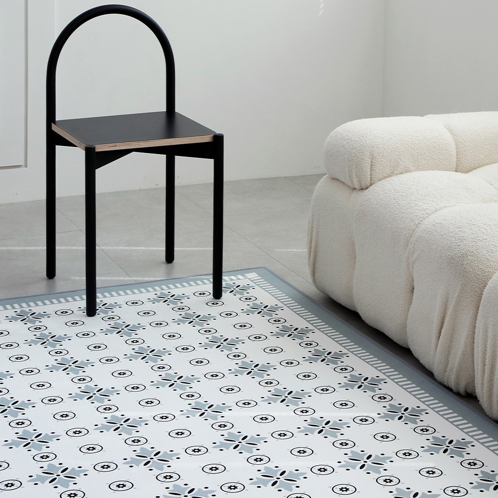 터키쉬 타일 단모 러그