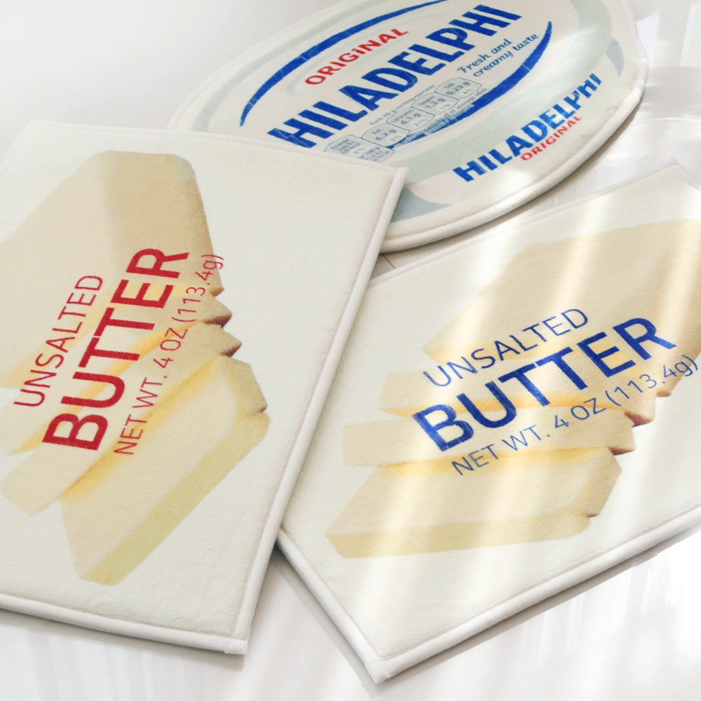 두꺼운 메모리폼 버터 욕실 발매트