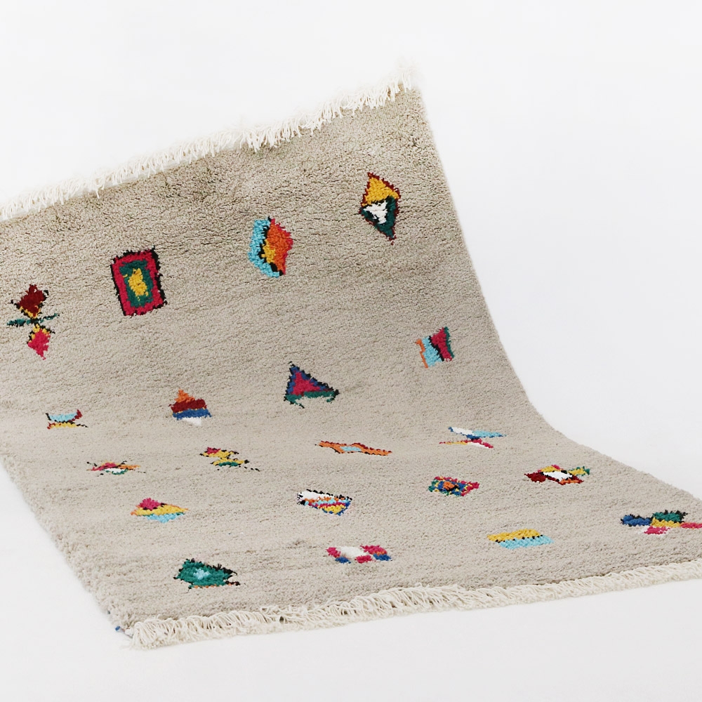 벨기에 프리미엄 자카드 장모 샤기 Indian 러그 카페트