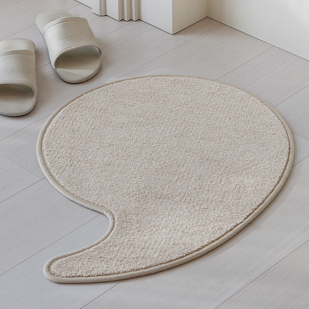 [그리스직수입] 자카드 쉼표 매트