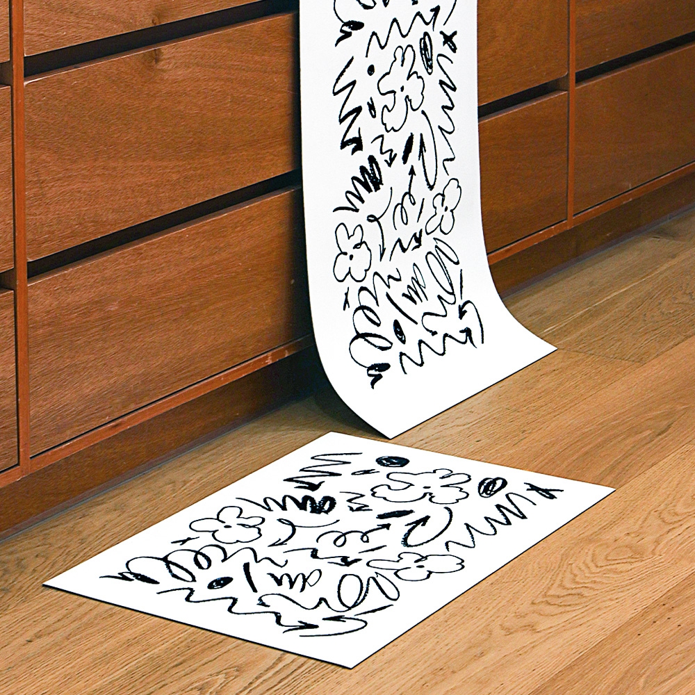 국내제작 빨아쓰는 그래피티 소프트 규조토 매트